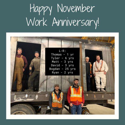 November 2019 work anniversary