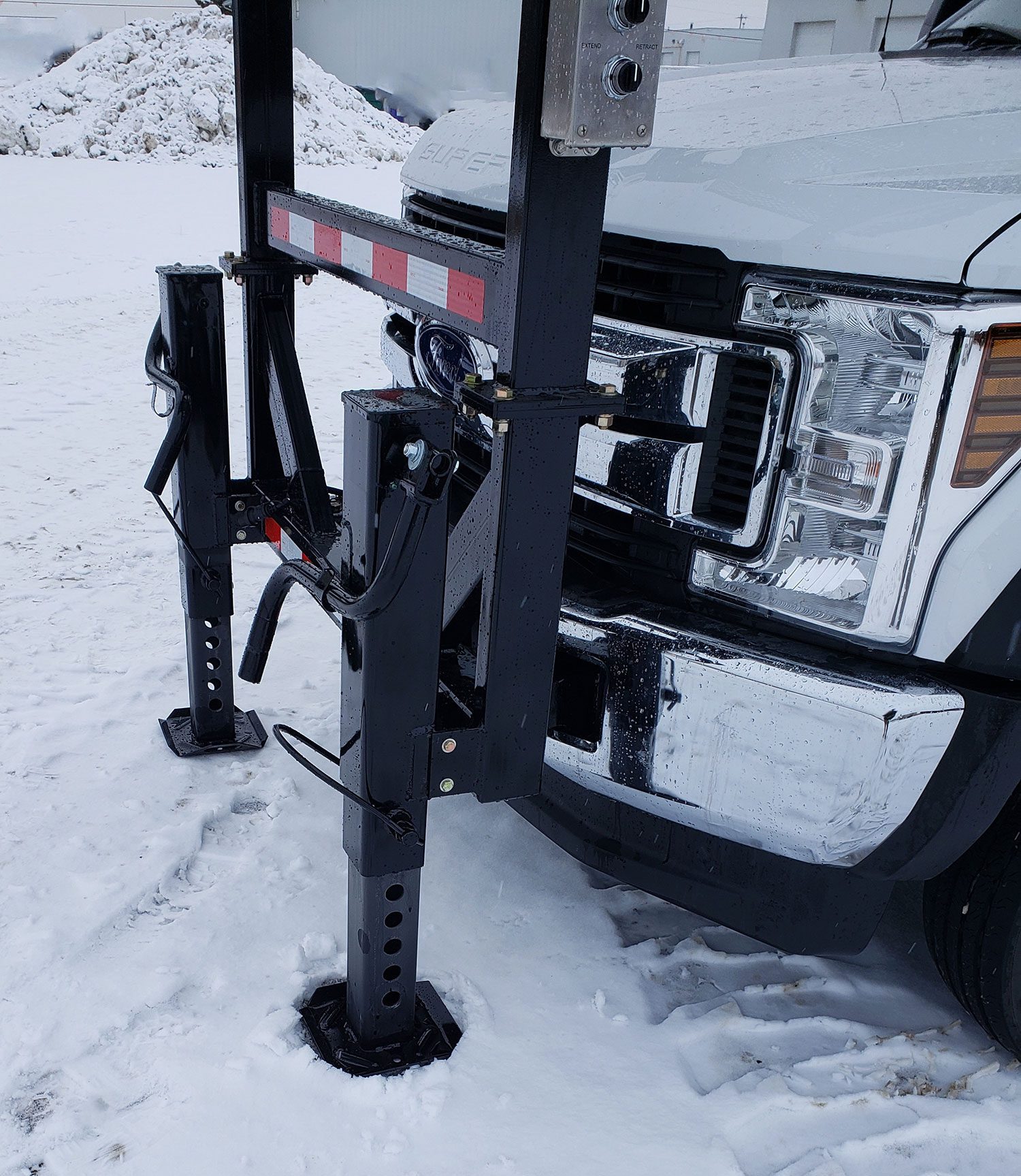 Custom Mobile Staircase Truck Stability Jack
